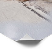 キュートビーグルウォーターカラーポートレート ポスター (コーナー)