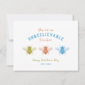 キュートビーズ先生バレンタインズデイホリデーカード シーズンカード (正面)