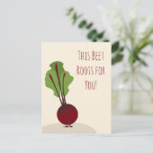 キュートビーットカートゥーン勇気付けられる |はがき ポストカード (スタンド正面)