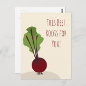 キュートビーットカートゥーン勇気付けられる |はがき ポストカード (正面/裏面)