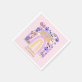 キュートビーブス不気味グルーヴィー幽霊ハロウィーン誕生日 スタンダードカクテルナプキン (角)