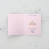 キュートビーブス不気味グルーヴィー幽霊ハロウィーン誕生日 招待状 (内部)