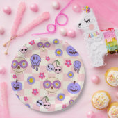 キュートビーブス不気味グルーヴィー幽霊ハロウィーン ペーパープレート (パーティー)