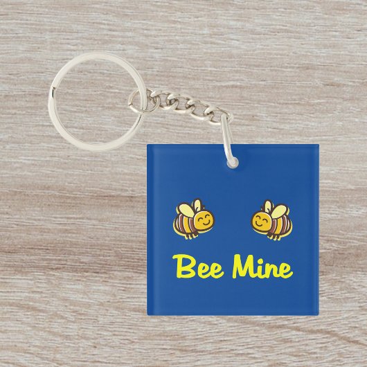 キュートビーミーンレトロバンブルビーズダークカラー キーホルダー