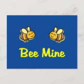 キュートビーミーンレトロバンブルビーズダークカラー ポストカード (正面)