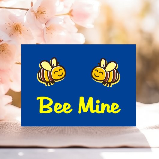 キュートビーミーンレトロバンブルビーズダークカラー ポストカード