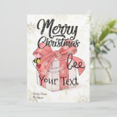 キュートビーメリークリスマスカスタム シーズンカード (スタンド正面)