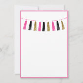 キュートピかわいらしンクグリッター サンキューカード (裏面)