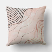 キュートピガーリーックボヘミアンバラ金ゴールドデザイン クッション (裏面)