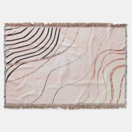 キュートピガーリーックボヘミアンバラ金ゴールドデザイン スローブランケット