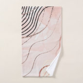 キュートピガーリーックボヘミアンバラ金ゴールドデザイン バスタオルセット (ハンドタオル)