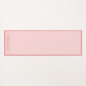 キュートピガーリーンク水玉模様デザインゼンヨガナマステ ヨガマット (裏面(横))