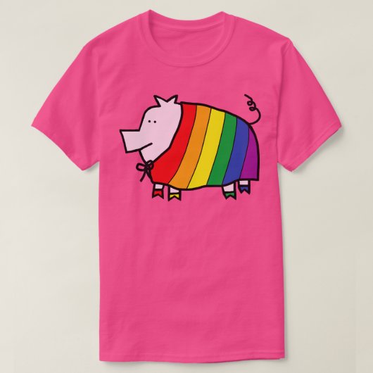 キュートピグインプライド岬 Tシャツ (デザイン正面)