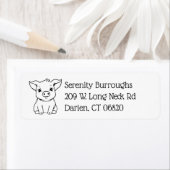 キュートピグオーバー農家おもしろいファームアニマルピグレット ラベル (インサイチュ)