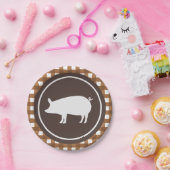 キュートピグローストパーティープレート ペーパープレート (パーティー)