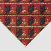 キュートピグ中国のイヤー〔占星術の〕十二宮図誕生日ティッシュペーパー 薄葉紙 (詳細)