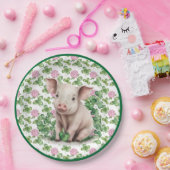 キュートピグ&クローバー | St Patrick's Day紙プレート ペーパープレート (パーティー)