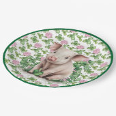 キュートピグ&クローバー | St Patrick's Day紙プレート ペーパープレート (アングル)