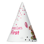 キュートピゲ食べット誕生日 パーティーハット (左)