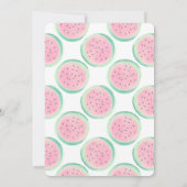 キュートピゲ食べット誕生日 招待状 (裏面)