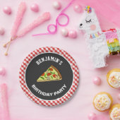 キュートピザ子供の誕生日パーティー ペーパープレート (パーティー)