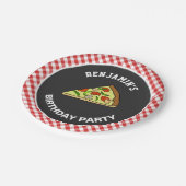 キュートピザ子供の誕生日パーティー ペーパープレート (アングル)