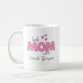 キュートピスタイリッシュッ最高のクママエバーシンプルカスタム コーヒーマグカップ (左)