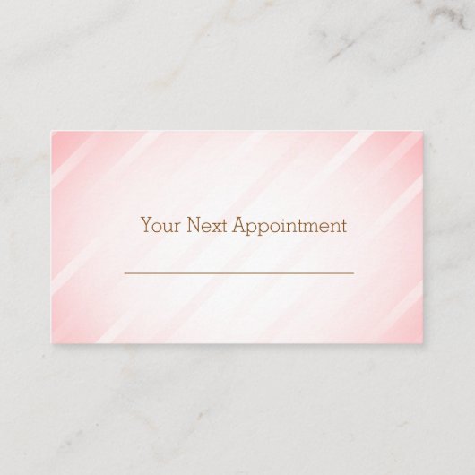 キュートピットブルテリアペットトリマースパアポイントメント 名刺 (裏面)