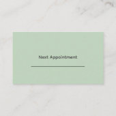 キュートピットブルテリアペットトリマースパアポイントメント 名刺 (裏面)