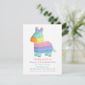 キュートピナタメキシコフィエスタ子供の誕生日パーティー 招待状 (スタンド正面)