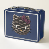 キュートピネコン子猫 メタルランチボックス (裏面)