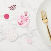 キュートピンクアクソロトルボバティーガールズバースデーパーティー コンフェッティ (グループ)