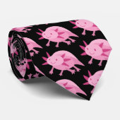 キュートピンクアルビノアクソロトル ネクタイ (ロール)