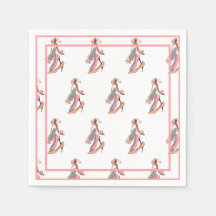 キュートピンクウォーターカラーディバグラムスティレトス紙プラ