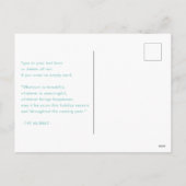 キュートピンクウォーターカラーバニーハッピーイースター シーズンポストカード (裏面)