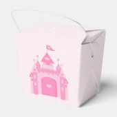 キュートピンクキャッスルプリンセス誕生日パーティー フェイバーボックス (裏面サイド)