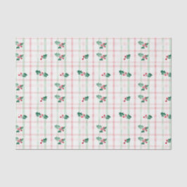 キュートピンクグリーンレトロクリスマス 薄葉紙