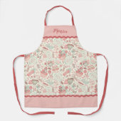 キュートピンクシェフベーキング エプロン (正面)