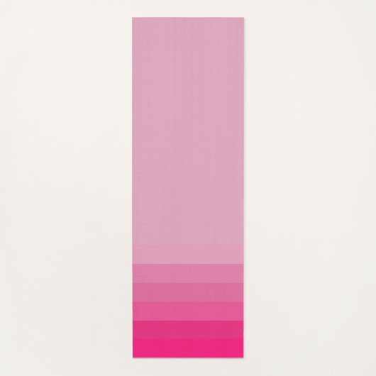 キュートピンクシェードヨガマット ヨガマット (正面)