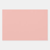 キュートピンクジンジャーブレッドハウス ラッピングペーパーシート (正面2)