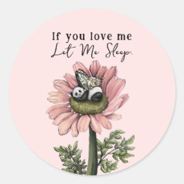 キュートピンクスリーピングパンダベアーフェアリー装飾用クッション ラウンドシール