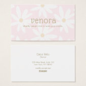 キュートピンクデイジーフローラ (正面&裏面)