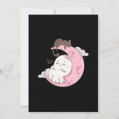 キュートピンクハロウィーン誕生日ブーブデイパーティー 招待状 (裏面)