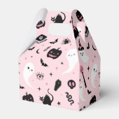 キュートピンクハロウィーン誕生日 フェイバーボックス (裏面サイド)