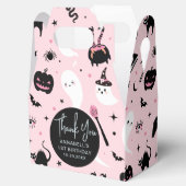 キュートピンクハロウィーン誕生日 フェイバーボックス (オープン)