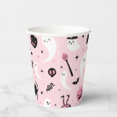 キュートピンクハローウィンパーティ 紙コップ (右)