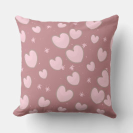 キュートピンクハート装飾用クッション クッション