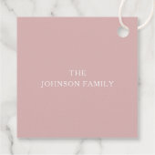 キュートピンクバニーハッピーイースター フェイバータグ (裏面)