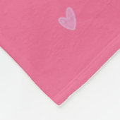 キュートピンクバレリナユニコーンフリースブランケット フリースブランケット (角)