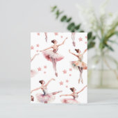 キュートピンクバレリーナダンススクレーブック紙 (スタンド正面)